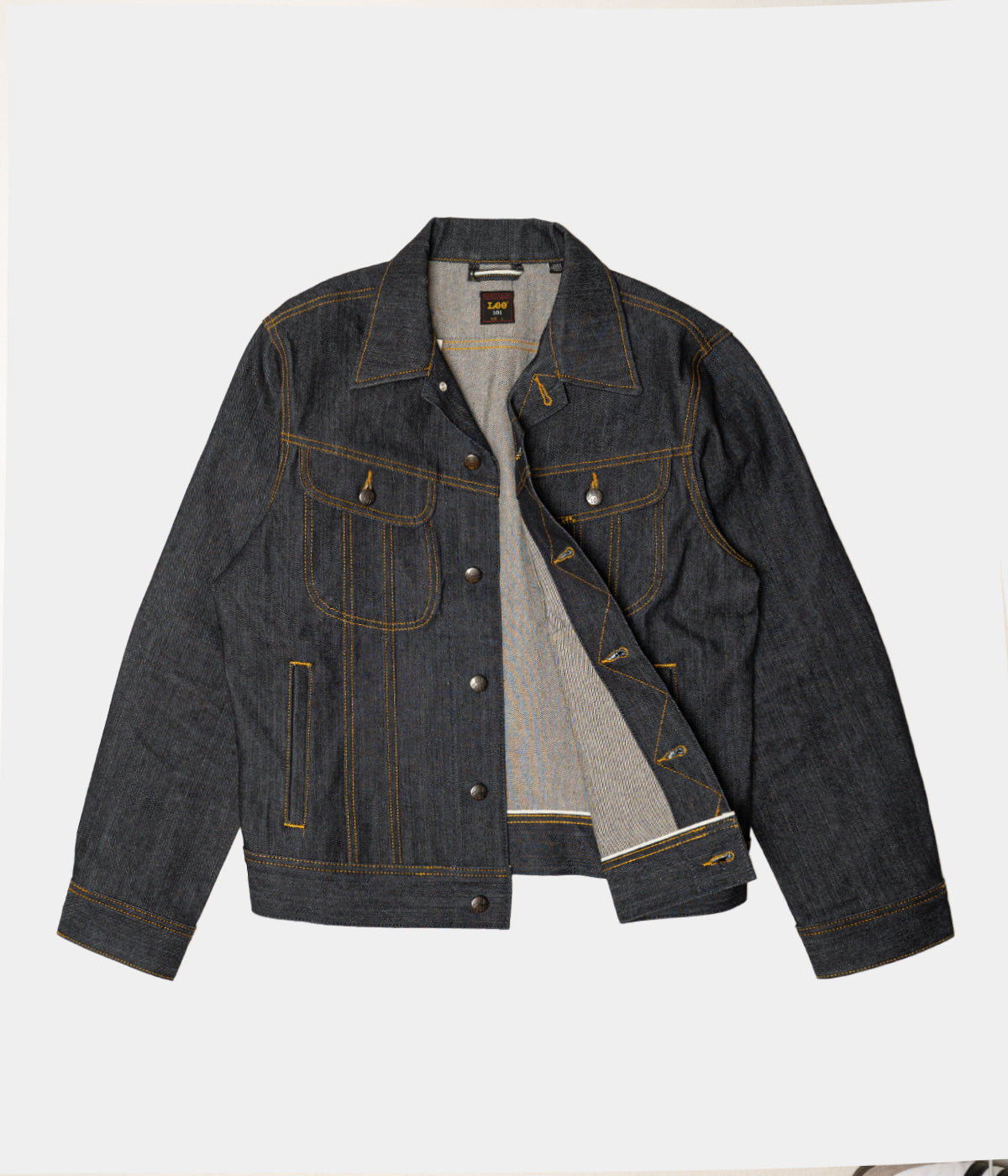 Lee 101 Rider Jacket Dry Selvedge Denim – Shoelosophy