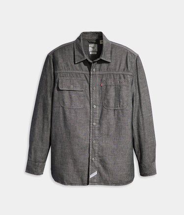 LEVI'S AUBURN WORKER SHIRT A7224-0002 RILEY BLACK CHAMBRAY