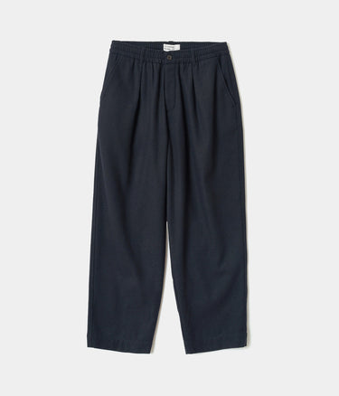 UNIVERSAL WORKS OXFORD PANT DUBLIN WOOL MIX 35511 DARK NAVY