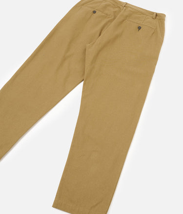 UNIVERSAL WORKS MILITARY CHINO BRUSHED MOLESKIN 35131 SAND