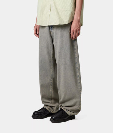 CARHARTT WIP LANDON PANT I035820 BLUE LEATHER GARMENT DYED