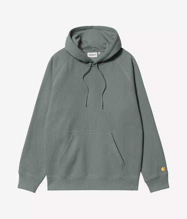 CARHARTT WIP HOODED CHASE SWEATSHIRT I033661 VELVET GREEN