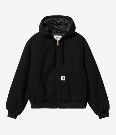 CARHARTT WIP WOMENS OG ACTIVE JACKET I032238 BLACK RINSED