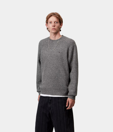 CARHARTT WIP CURTIS SWEATER I035394 TANGLED GRAPHITE