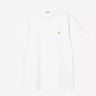 CARHARTT WIP CHASE T-SHIRT I026391 WHITE - Shoelosophy