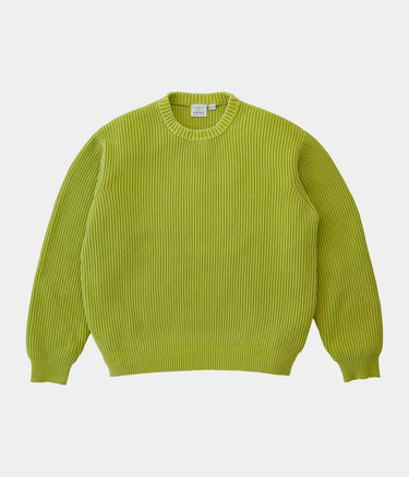 GRAMICCI COTTON KNIT SWEATER G5FU-J023 MIST GREEN