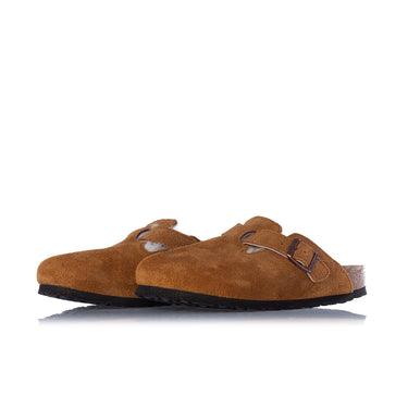 BIRKENSTOCK BOSTON SHEARLING MINK 1001141 MADE IN GERMANY