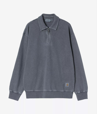 CARHARTT WIP HARPER POLO I036893 CARBON GARMENT DYED