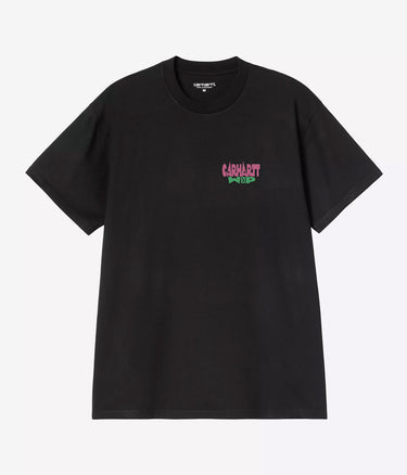 CARHARTT WIP LUGGAGE LABEL T-SHIRT I036892 BLACK