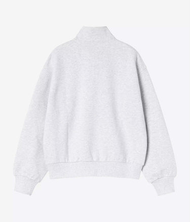 CARHARTT WIP WOMENS CASEY HIGH NECK SWEATSHIRT I037148 ASH HEATHER
