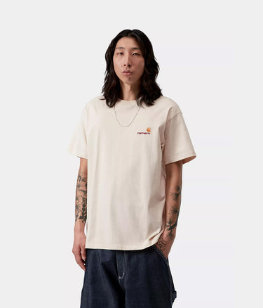 CARHARTT WIP AMERICAN SCRIPT T-SHIRT I029956 NATURAL