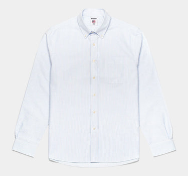 SEBAGO DUBLING OXFORD STRIPED SHIRT 7111PEW BLUE WHITE