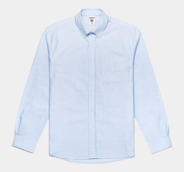 SEBAGO WHALEBACK OXFORD SHIRT 73117SW AZURE AIRY