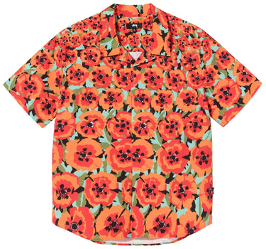 STUSSY POPPY SHIRT 1110166 ORANGE