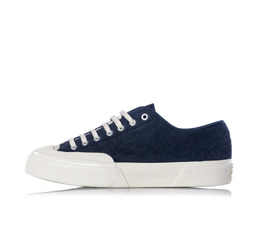 SUPERGA ARTIFACT 2432 WORKS HAIRY SUEDE NAVY OFF WHITE