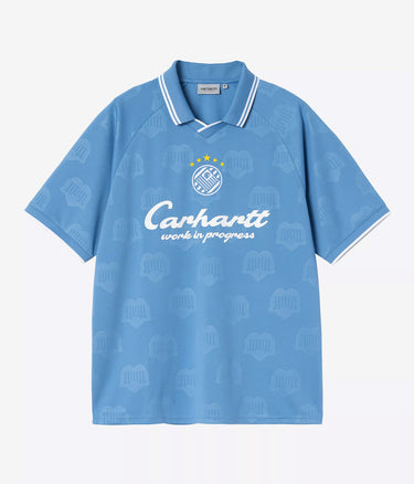 CARHARTT WIP TERRACE  FOTTBALL T-SHIRT I037567 HEART TRAIN JACQUARD CURACAO