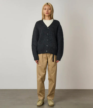 GRAMICCI MOHAIR CARDIGAN G5FU-J025 CHARCOAL UNISEX