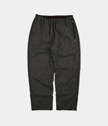 FRIZMWORKS WOOL EASY PANTS FOREST BLACK