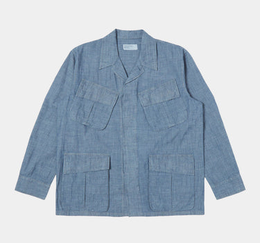 Universal Works Chambray Jungle Jacket 28112 Indigo