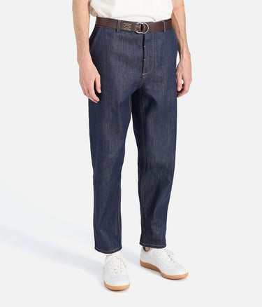 UNIVERSAL WORKS MILITARY CHINO SELVEDGE DENIM 13OZ INDIGO