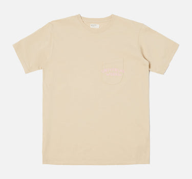 Universal Works Print Pocket Tee Organic Jersey Sand