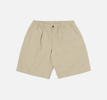 Universal Works Twill Pleated Track Short Sand