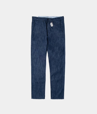 CHESAPEAKE'S DENIM SELVEDGE CHINO PROVIDENCE RINSED INDIGO