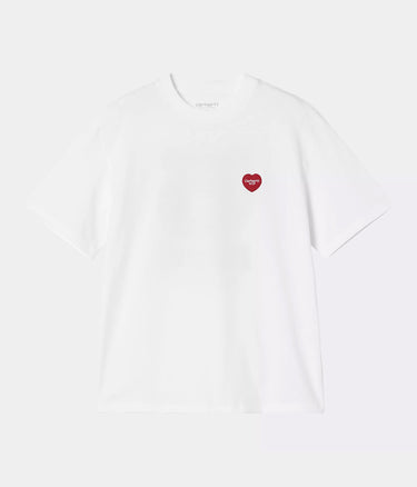 Carhartt WIP FEMME HEARTH II T-SHIRT I035259 BLANC - Shoelosophy