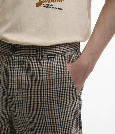 BARBOUR HERITAGE+ FIFE SHORT CHECKERED SHORT MST0075BE13 NEUTRAL