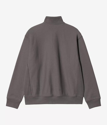 CARHARTT WIP HALF ZIP AMERICAN SCRIPT SWEATSHIRT I027014 PORPHYRY