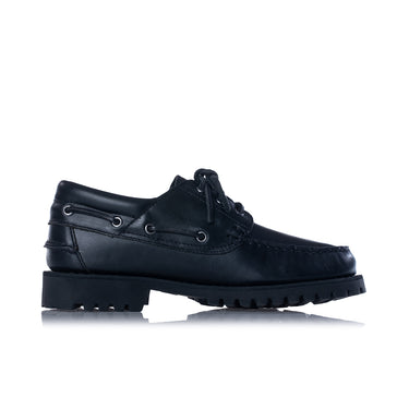 SEBAGO CAMPSIDES ACADIA 741271W TOTAL BLACK OUTDOOR MOCCASIN