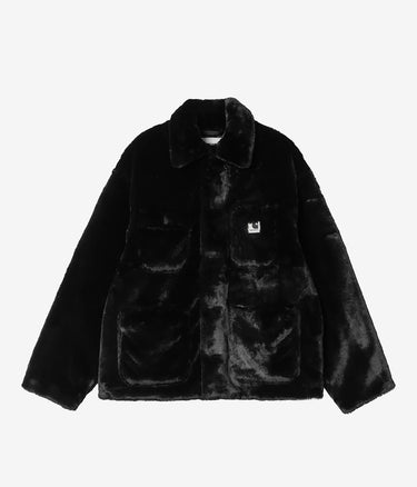 CARHARTT WIP WOMENS OLNEY MICHIGAN COAT I035320 BLACK