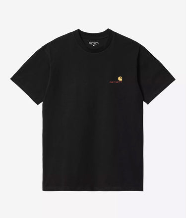 CARHARTT WIP AMERICAN SCRIPT T-SHIRT I029956 BLACK