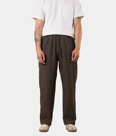 FRIZMWORKS WOOL EASY PANTS FOREST BLACK