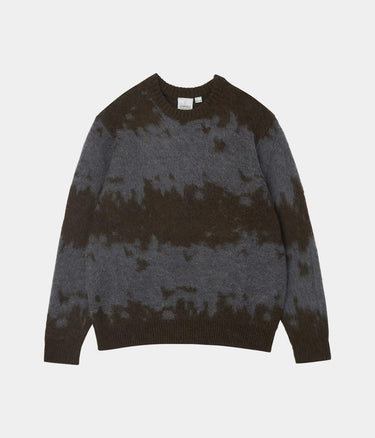 GRAMICCI MOHAIR SPLATTER SWEATER G6FM-J037 SLATE