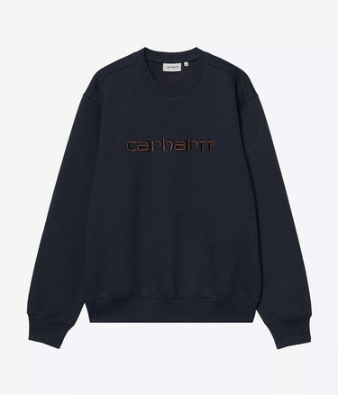 CARHARTT WIP CARHARTT SWEATSHIRT I030546 DEEP NIGHT PALISANDER