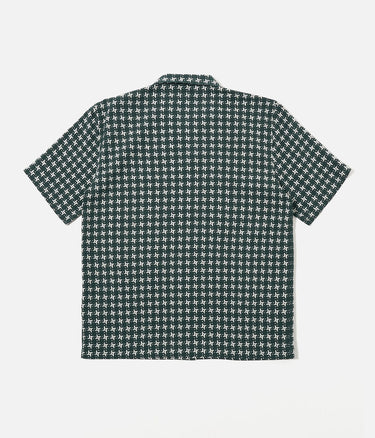 UNIVERSAL WORKS ROAD SHIRT 34658 GREEN WHITE