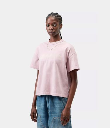 CARHARTT WIP WOMENS PAINTER T-SHIRT I036848 HORTENSIA DESTROY WASH