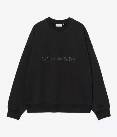 CARHARTT WIP NO PLAY SWEATSHIRT I035609 SCHWARZ