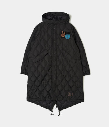 TAION X UNIVERSAL WORKS DOWN MOD PARKA UW-TA-106MJ-2 BLACK HARD SHELL