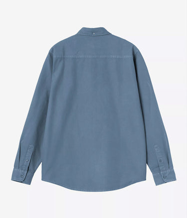 CARHARTT WIP BOLTON SHIRT I030238 ICESHEET GARMENT DYED