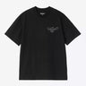 CARHARTT WIP WOMENS JULIA KLENOVSKY T-SHIRT I036918 BLACK - Shoelosophy