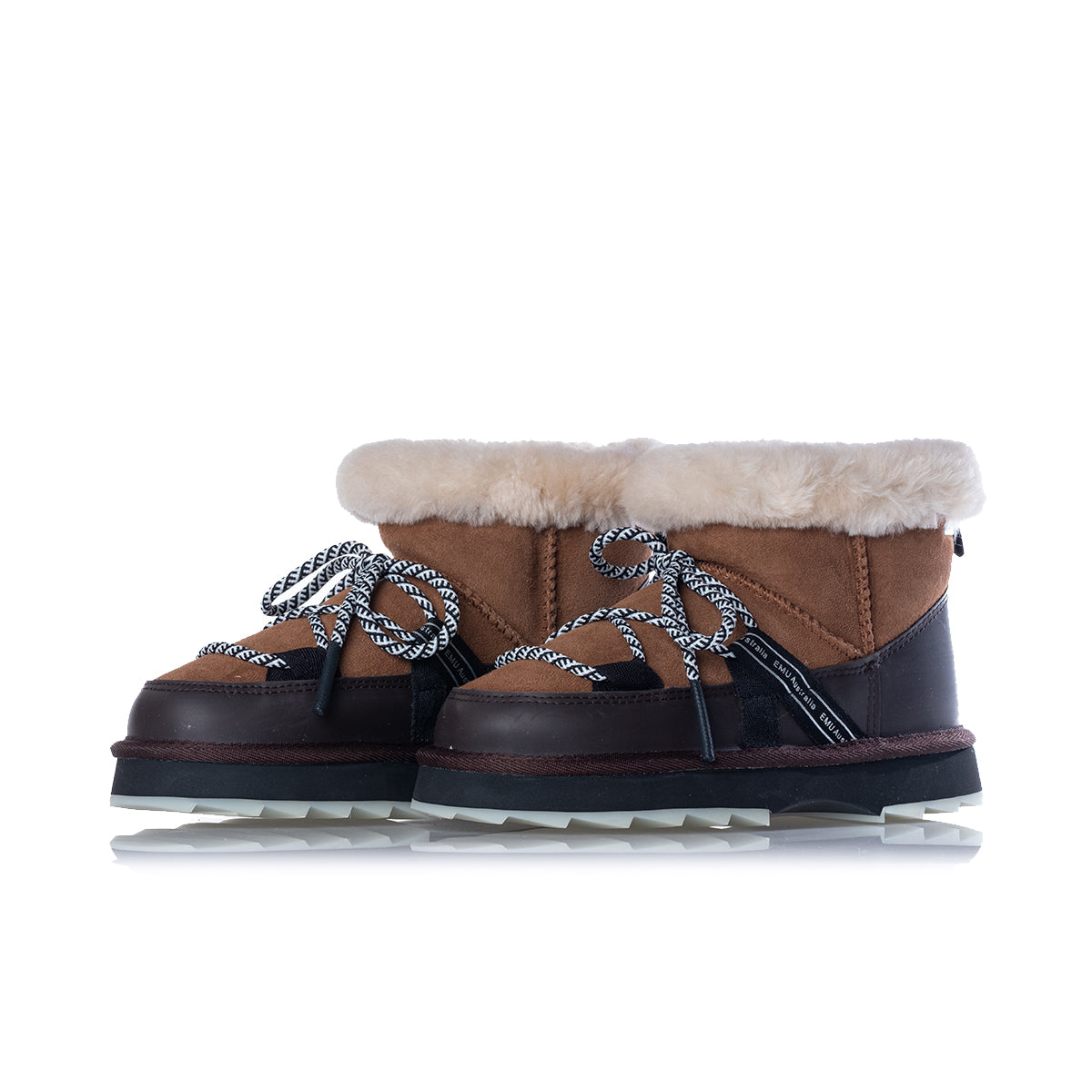EMU AUSTRALIA BLURRED MICRO W13129 CHESTNUT MOON BOOTS – Shoelosophy
