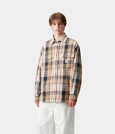 CARHARTT WIP I035332 TAMBLYN SHIRT I035332 CHECK LEATHER