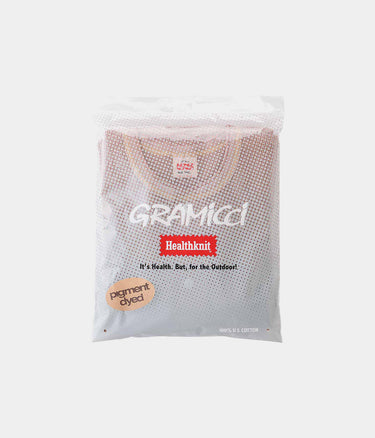 GRAMICCI HEALTHIKNIT WAFFLE HENLEY GUT5-F3006 PLUM PIGMENT DYED