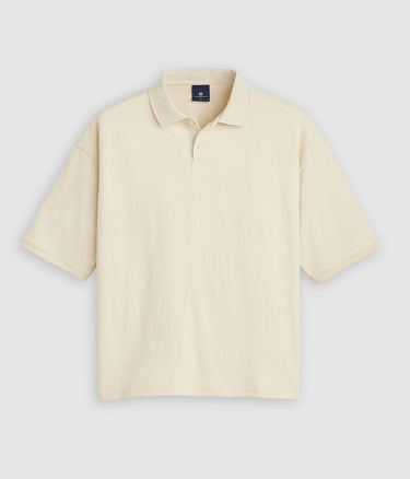 LEVI'S BLUE TAB CROPPED POLO 004TK-0000 ECRU