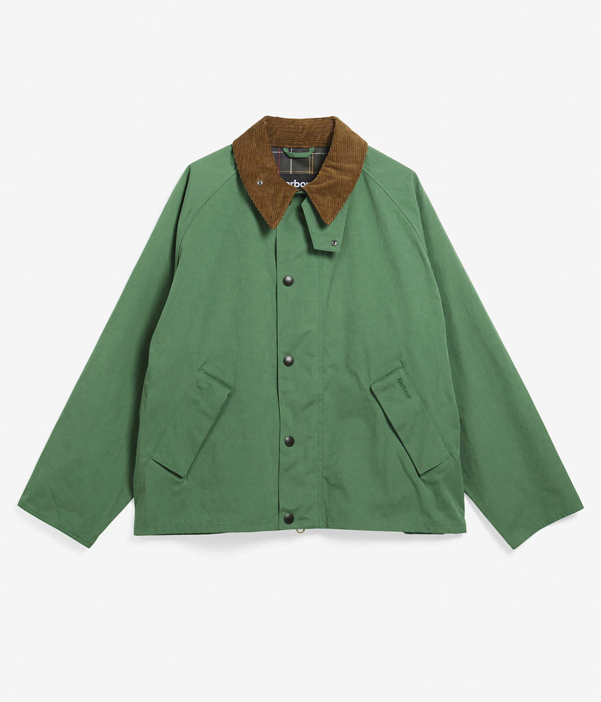 Barbour グリーン ライナー 40 BARBOUR - BARBOUR RE-ENGINEERED OVERSIZED TRANSPORTER JACKET