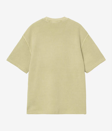 CARHARTT WIP NELSON WAFFLE T-SHIRT I036185 GENTLE GREEN GARMENT DYED