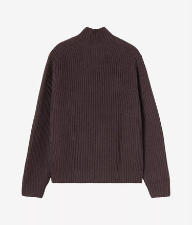 CARHARTT WIP DETROIT HALF ZIP SWEATER I035398 PALISANDER