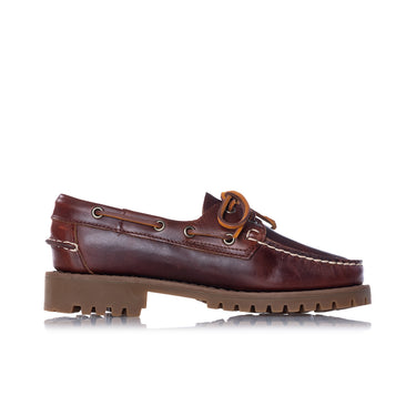 SEBAGO CAMPSIDES RANGER WAXY WOMAN 7002IR0 BROWN GUM MOCASSINO DONNA OUTDOOR